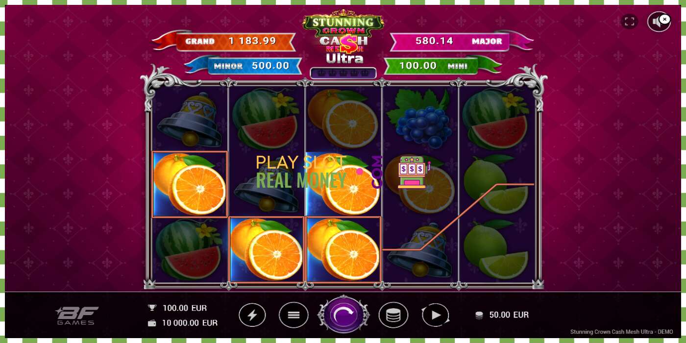 තව් Stunning Crown Cash Mesh Ultra සැබෑ මුදල් සඳහා, පින්තූරය - 4
