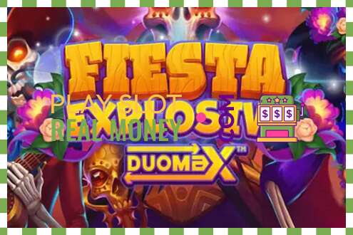 Sliotán Fiesta Explosiva DuoMax ar airgead fíor